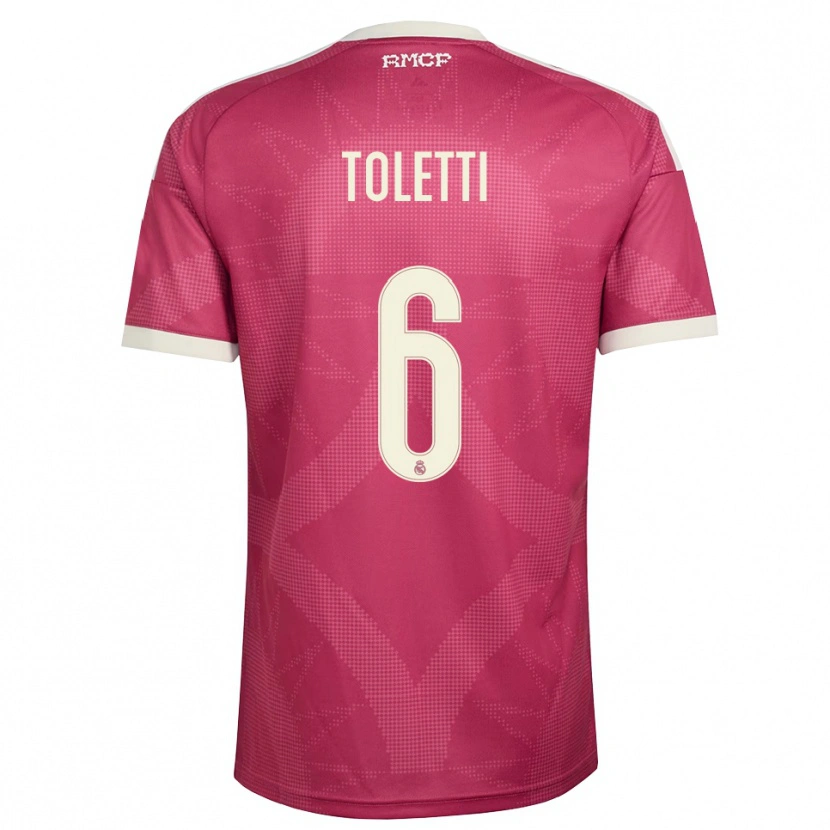 Danxen Kinder Sandie Toletti #6 Blassviolett Rot Weiß Ausweichtrikot Trikot 2026/27 T-Shirt Schweiz