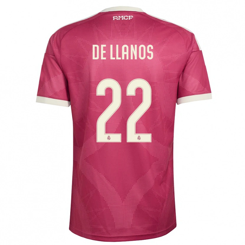 Danxen Kinder Hugo De Llanos #22 Blassviolett Rot Weiß Ausweichtrikot Trikot 2026/27 T-Shirt Schweiz