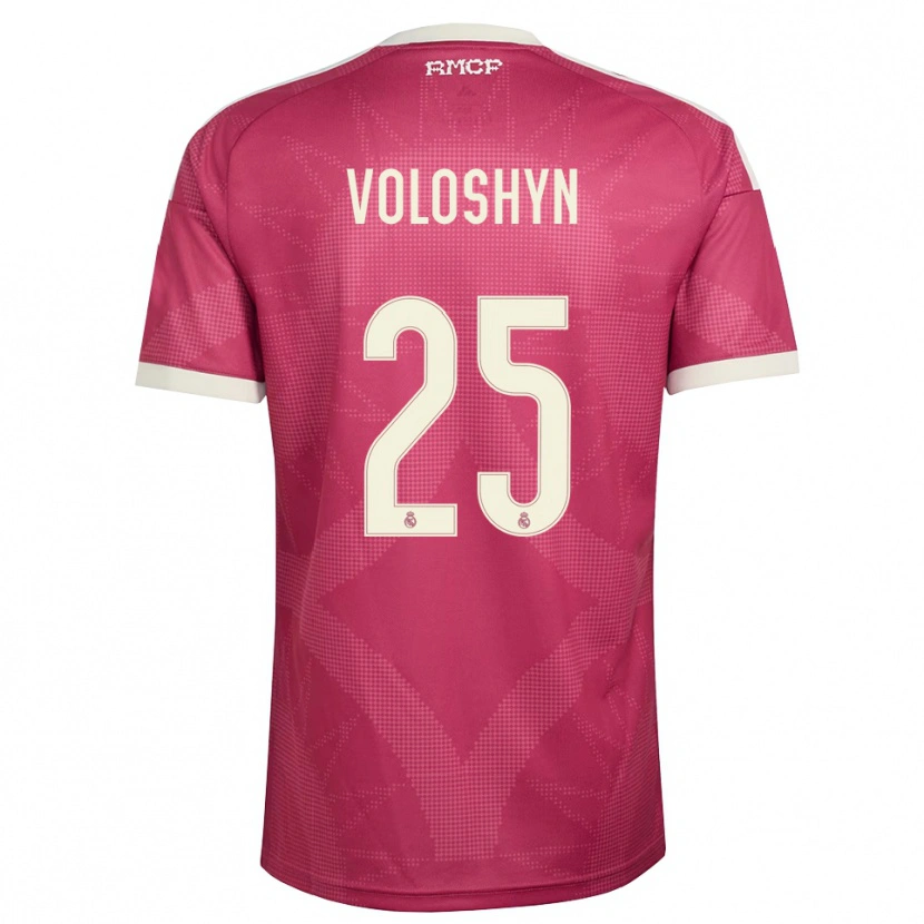 Danxen Kinder Ilya Voloshyn #25 Blassviolett Rot Weiß Ausweichtrikot Trikot 2026/27 T-Shirt Schweiz