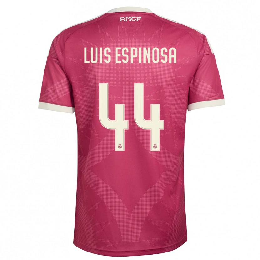 Danxen Kinder José Luis Espinosa #44 Blassviolett Rot Weiß Ausweichtrikot Trikot 2026/27 T-Shirt Schweiz