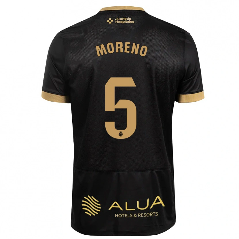 Danxen Kinder Alberto Moreno #5 Schwarz Sandbraun Burly Wood Auswärtstrikot Trikot 2026/27 T-Shirt Schweiz
