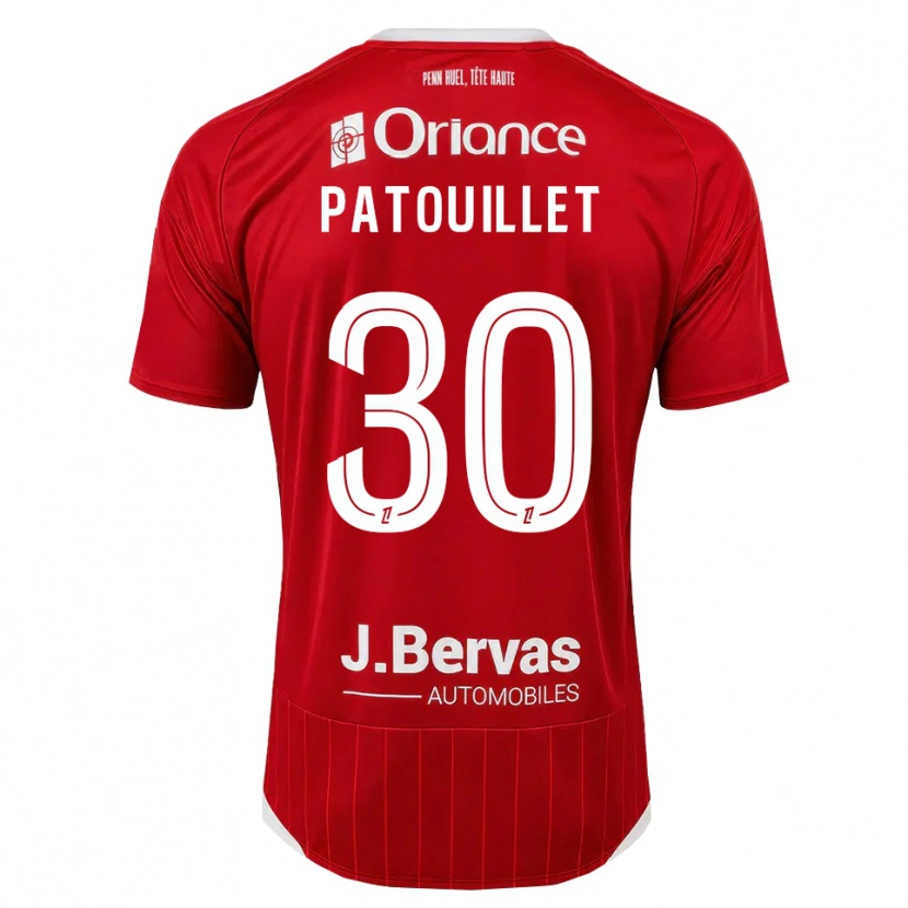 Danxen Kinder Mathieu Patouillet #30 Weiß Rot Heimtrikot Trikot 2026/27 T-Shirt Schweiz