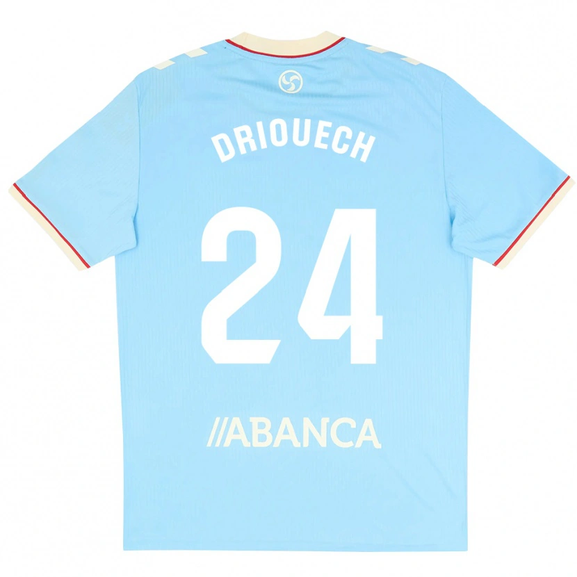 Danxen Herren Couhaib Driouech #24 Himmelblau Weiß Rot Heimtrikot Trikot 2026/27 T-Shirt Schweiz