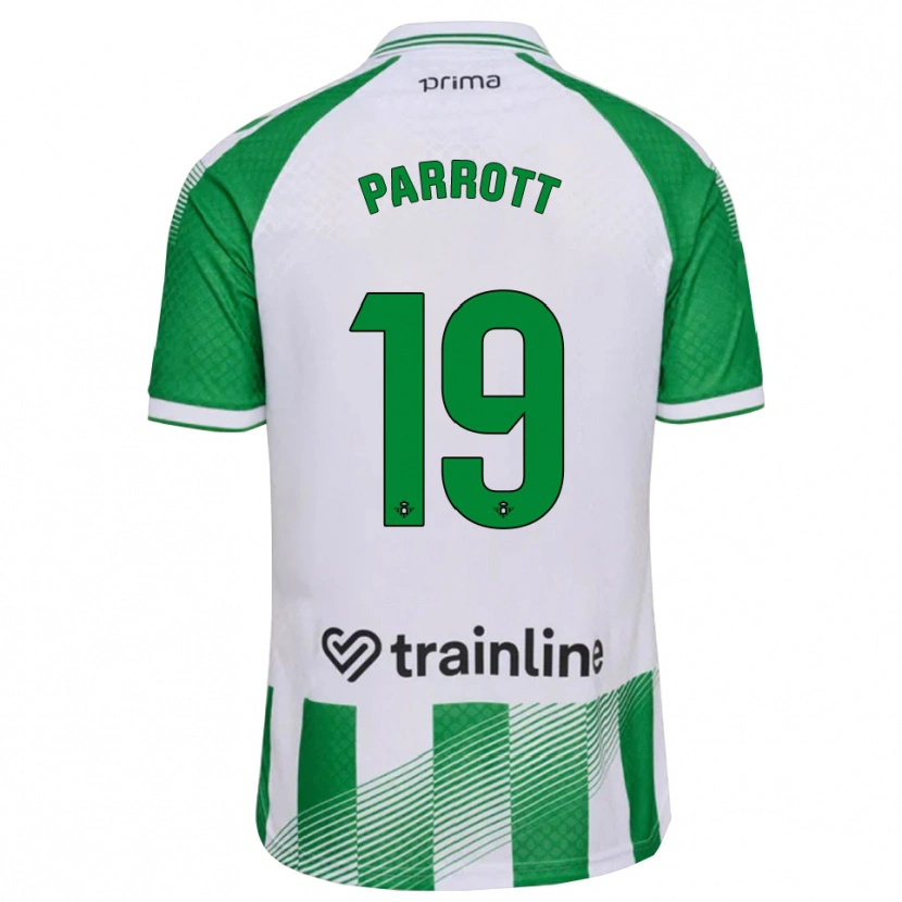 Danxen Herren Troy Parrott #19 Hellgrün Schwarz Weiß Heimtrikot Trikot 2026/27 T-Shirt Schweiz