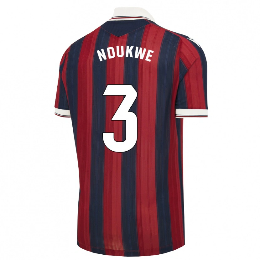 Danxen Herren Ifeanyi Ndukwe #3 Mitternachtsblau Rot Heimtrikot Trikot 2026/27 T-Shirt Schweiz