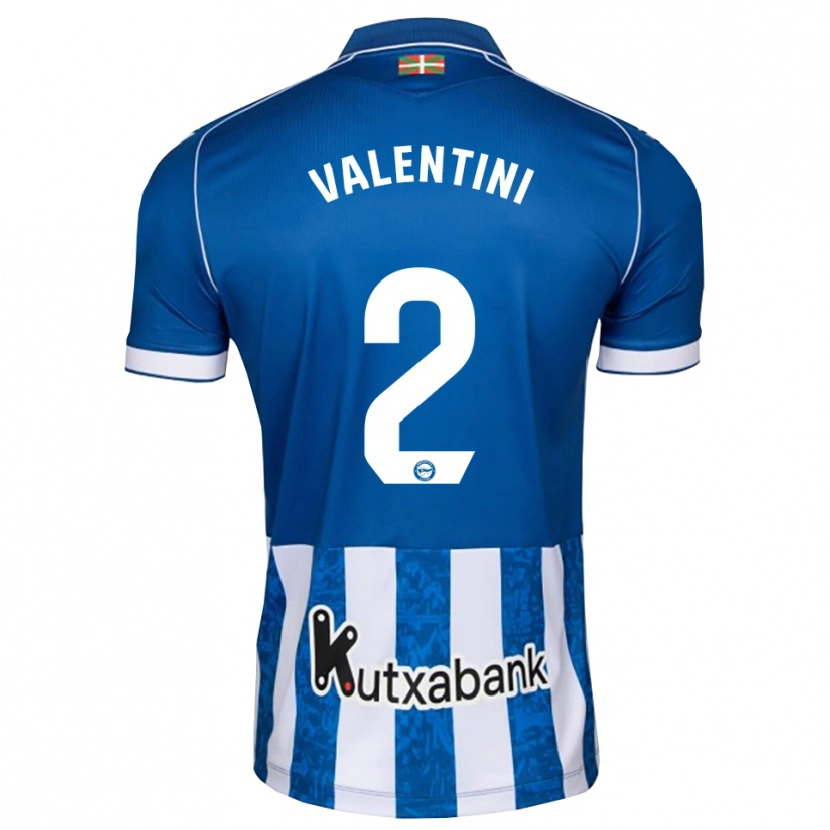 Danxen Herren Nicolás Valentini #2 Blau Weiß Schwarz Heimtrikot Trikot 2026/27 T-Shirt Schweiz