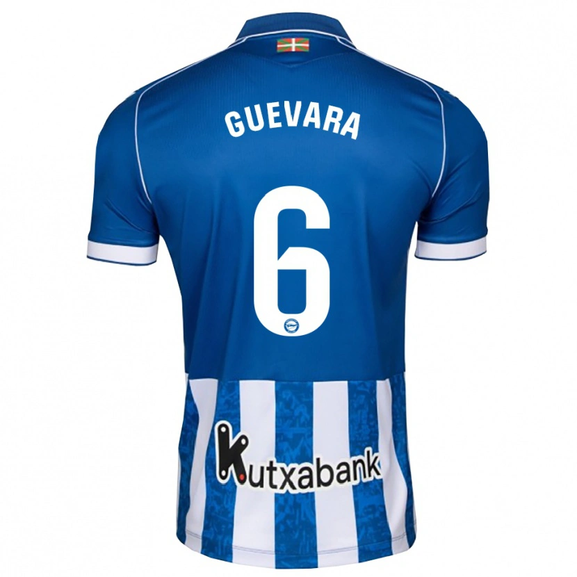 Danxen Herren Ander Guevara #6 Blau Weiß Schwarz Heimtrikot Trikot 2026/27 T-Shirt Schweiz