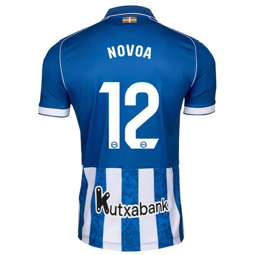 Danxen Herren Hugo Novoa #12 Blau Weiß Schwarz Heimtrikot Trikot 2026/27 T-Shirt Schweiz