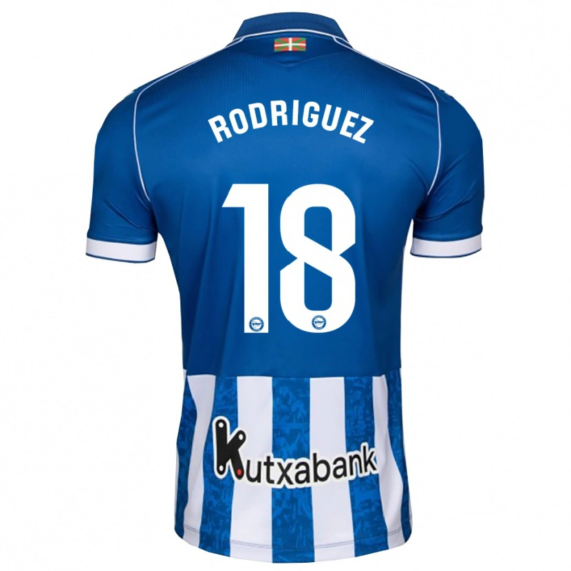 Danxen Herren Mikel Rodriguez #18 Blau Weiß Schwarz Heimtrikot Trikot 2026/27 T-Shirt Schweiz