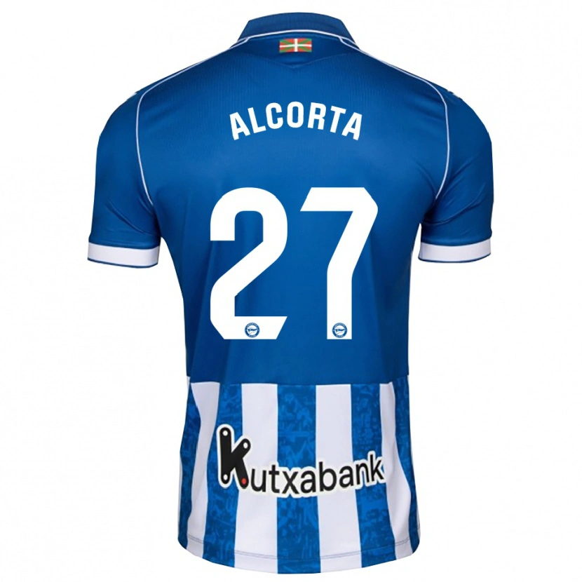 Danxen Herren Alaitz Alcorta #27 Blau Weiß Schwarz Heimtrikot Trikot 2026/27 T-Shirt Schweiz