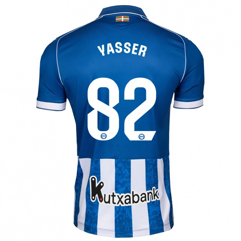 Danxen Herren Omar Yasser #82 Blau Weiß Schwarz Heimtrikot Trikot 2026/27 T-Shirt Schweiz