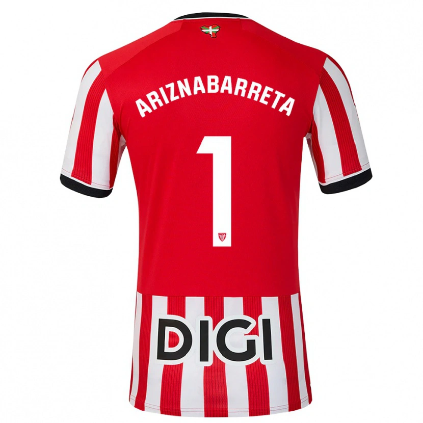 Danxen Herren Oier Ariznabarreta #1 Rot Schwarz Weiß Heimtrikot Trikot 2026/27 T-Shirt Schweiz