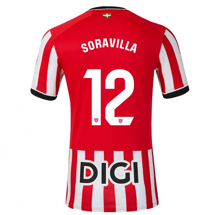 Danxen Herren Ander Soravilla #12 Rot Schwarz Weiß Heimtrikot Trikot 2026/27 T-Shirt Schweiz