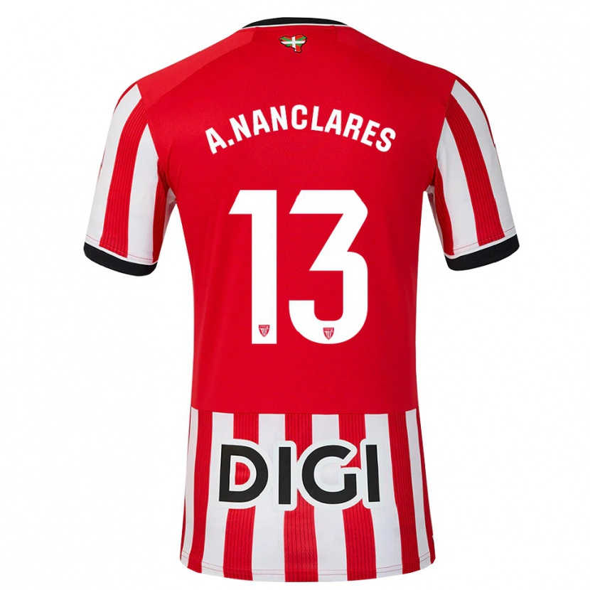 Danxen Herren Adriana Nanclares #13 Rot Schwarz Weiß Heimtrikot Trikot 2026/27 T-Shirt Schweiz
