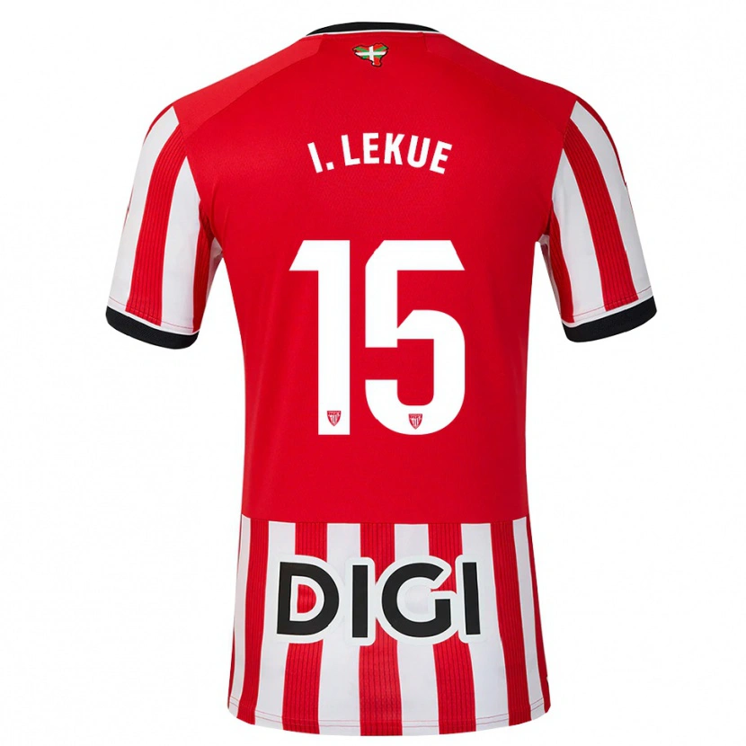 Danxen Herren Inigo Lekue #15 Rot Schwarz Weiß Heimtrikot Trikot 2026/27 T-Shirt Schweiz