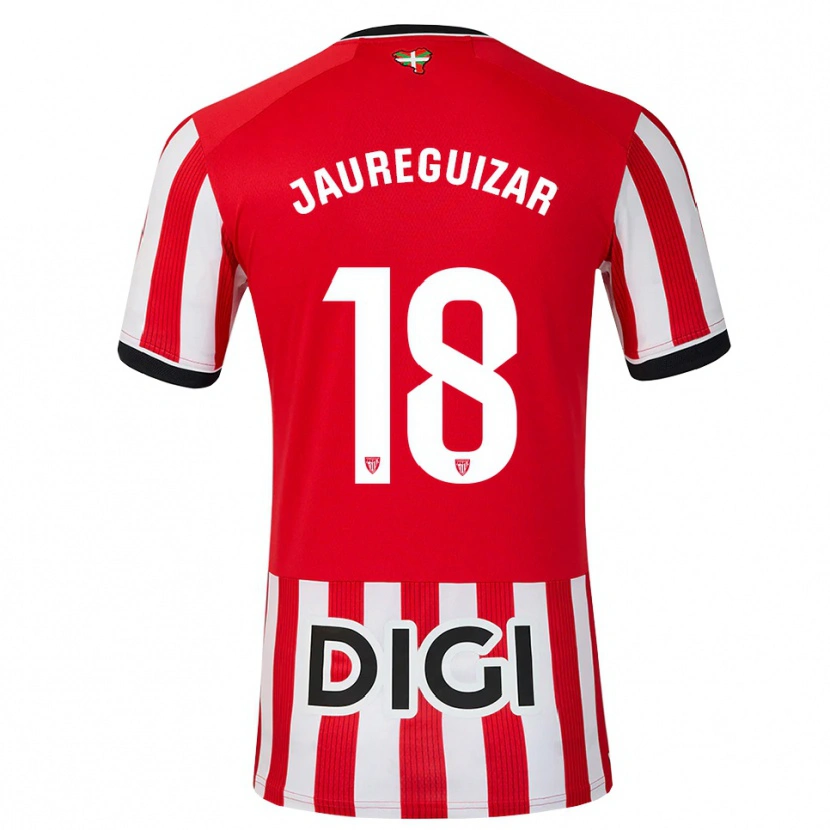 Danxen Herren Mikel Jauregizar #18 Rot Schwarz Weiß Heimtrikot Trikot 2026/27 T-Shirt Schweiz