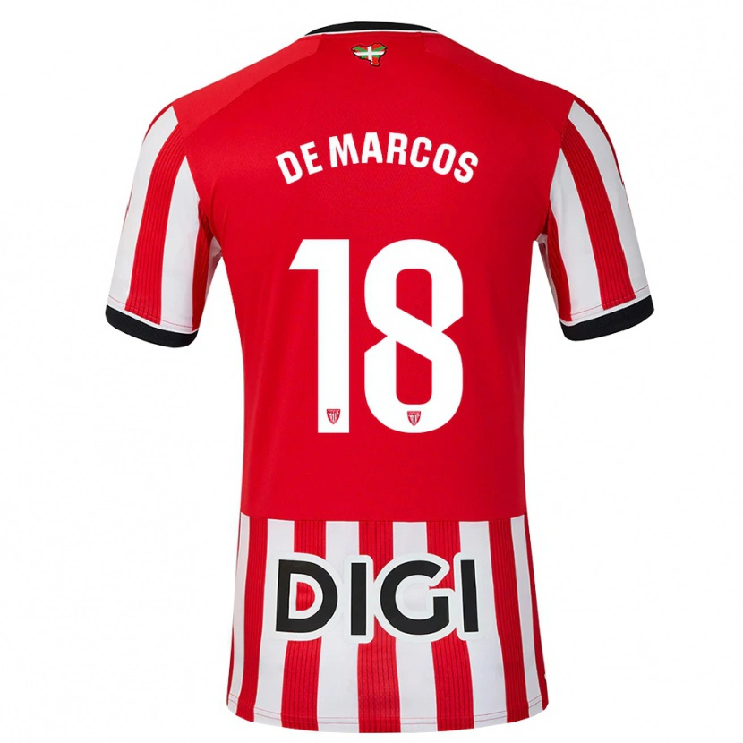 Danxen Herren Oscar De Marcos #18 Rot Schwarz Weiß Heimtrikot Trikot 2026/27 T-Shirt Schweiz