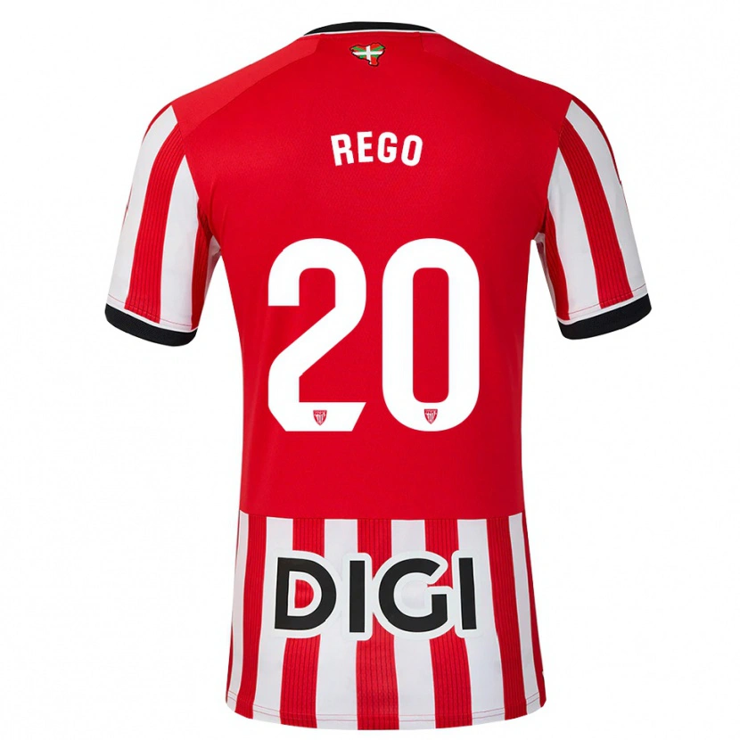 Danxen Herren Alejandro Rego #20 Rot Schwarz Weiß Heimtrikot Trikot 2026/27 T-Shirt Schweiz