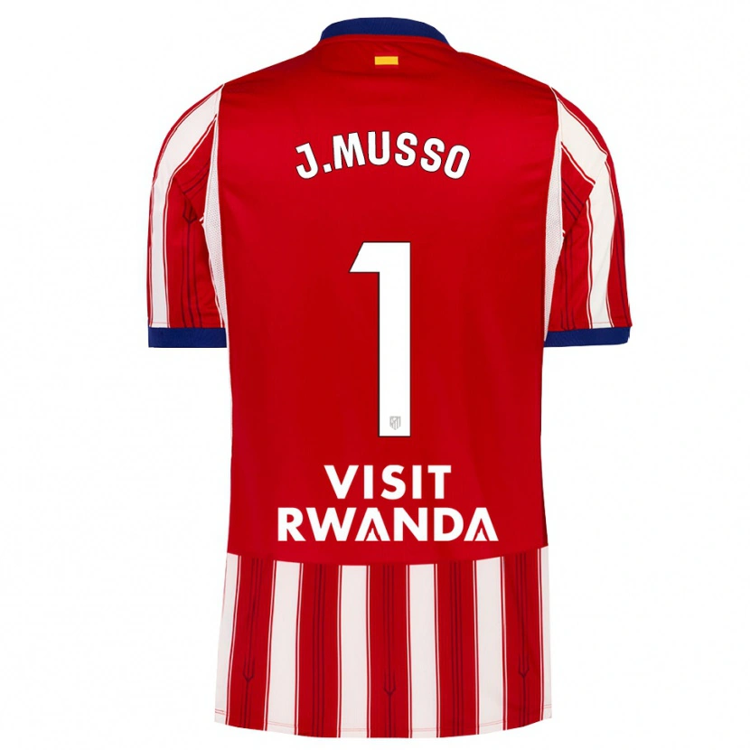 Danxen Herren Juan Musso #1 Königsblau Rot Weiß Heimtrikot Trikot 2026/27 T-Shirt Schweiz
