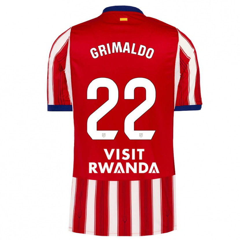 Danxen Herren Alejandro Grimaldo #22 Königsblau Rot Weiß Heimtrikot Trikot 2026/27 T-Shirt Schweiz