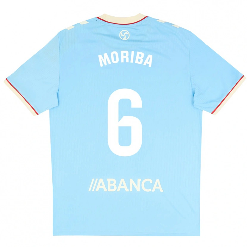 Danxen Herren Ilaix Moriba #6 Himmelblau Weiß Rot Heimtrikot Trikot 2026/27 T-Shirt Schweiz