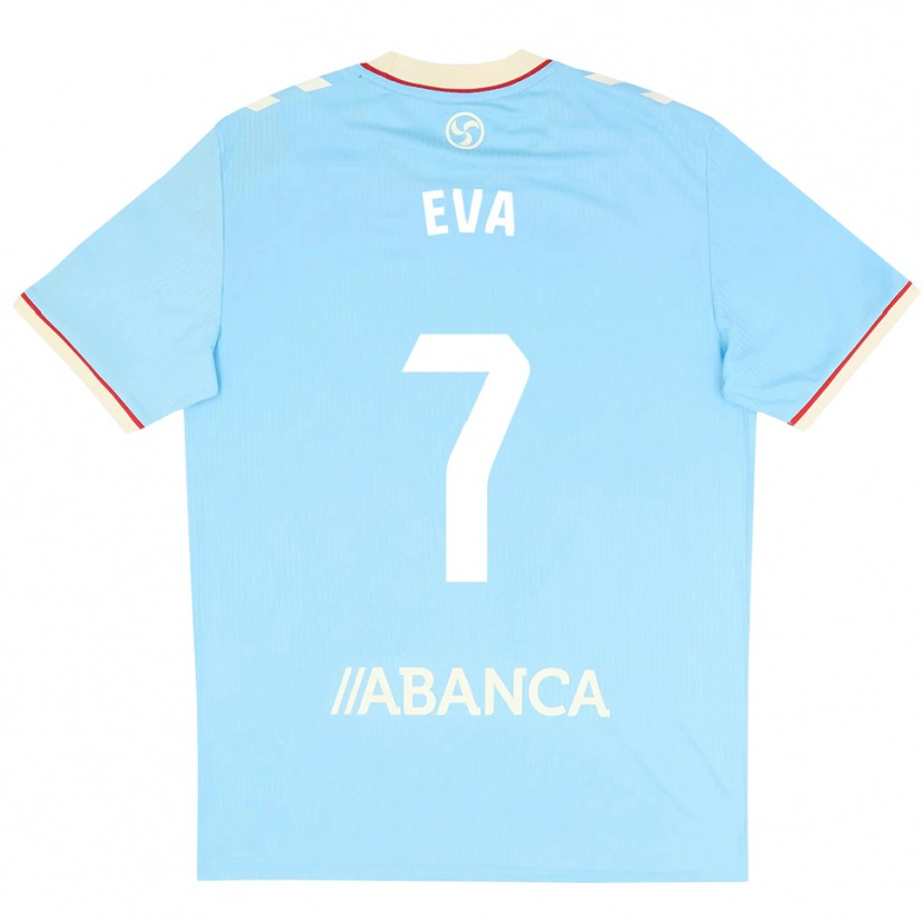 Danxen Herren Eva López #7 Himmelblau Weiß Rot Heimtrikot Trikot 2026/27 T-Shirt Schweiz