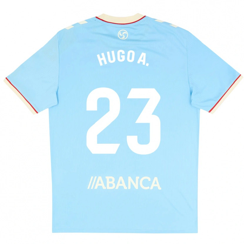 Danxen Herren Hugo Álvarez #23 Himmelblau Weiß Rot Heimtrikot Trikot 2026/27 T-Shirt Schweiz