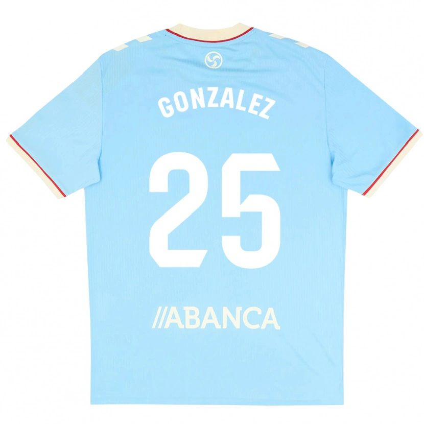 Danxen Herren Marcos González #25 Himmelblau Weiß Rot Heimtrikot Trikot 2026/27 T-Shirt Schweiz