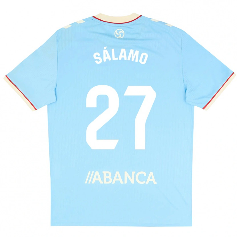 Danxen Herren Jorge Sálamo #27 Himmelblau Weiß Rot Heimtrikot Trikot 2026/27 T-Shirt Schweiz