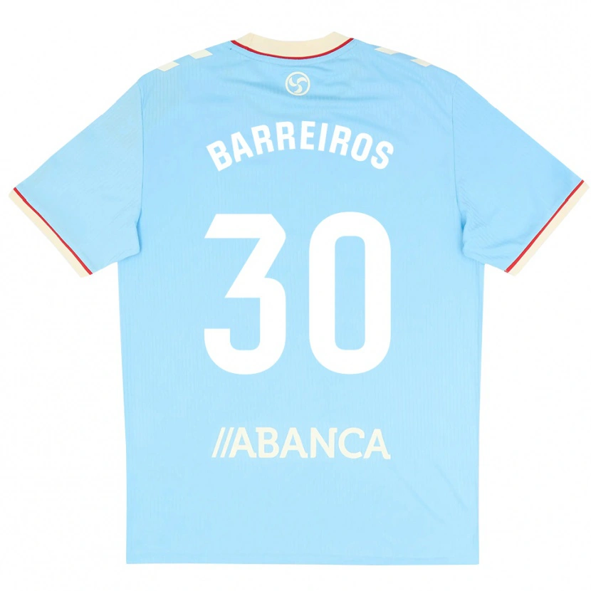 Danxen Herren Iago Barreiros #30 Himmelblau Weiß Rot Heimtrikot Trikot 2026/27 T-Shirt Schweiz