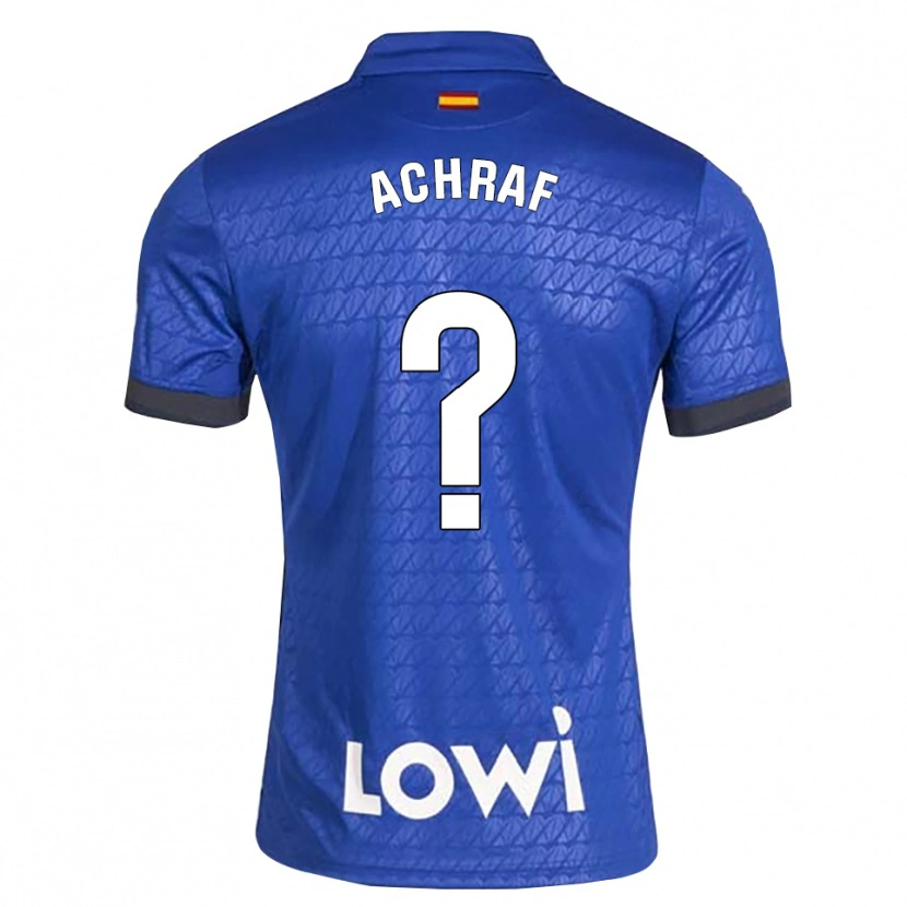 Danxen Herren Moha Achraf #0 Blau Weiß Schwarz Heimtrikot Trikot 2026/27 T-Shirt Schweiz