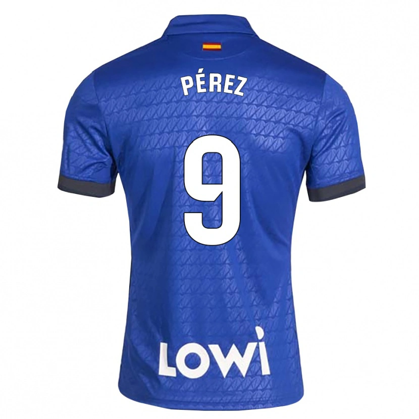 Danxen Herren Joselu Pérez #9 Blau Weiß Schwarz Heimtrikot Trikot 2026/27 T-Shirt Schweiz