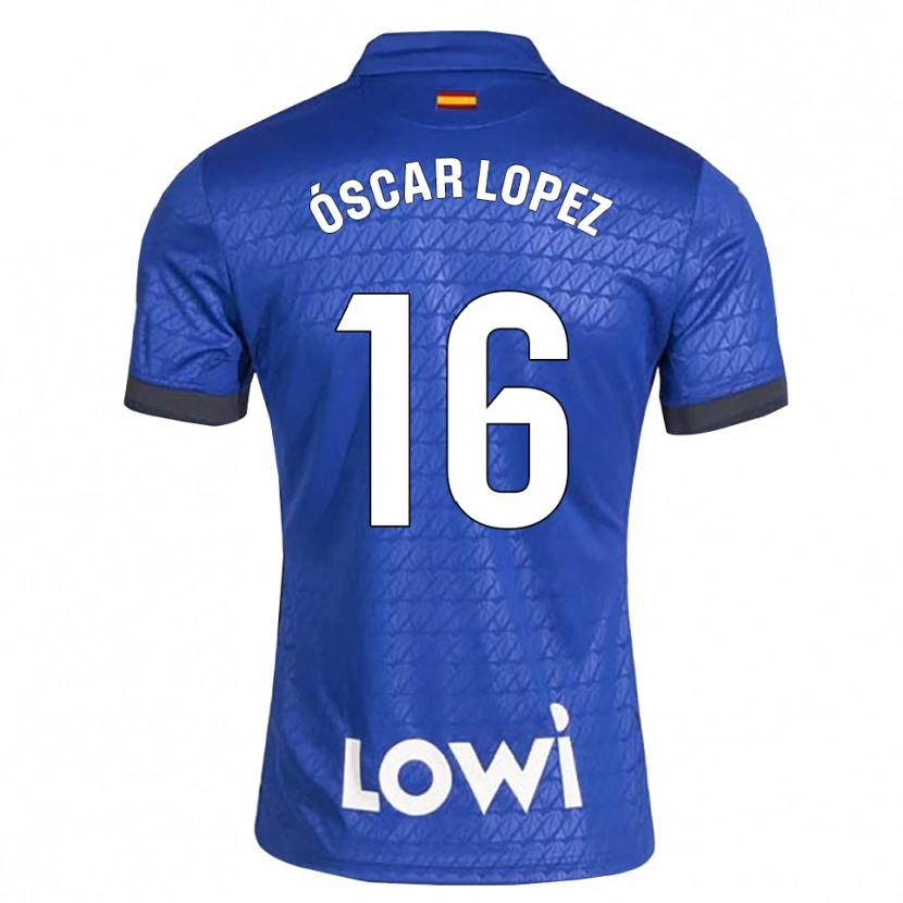 Danxen Herren Óscar López #16 Blau Weiß Schwarz Heimtrikot Trikot 2026/27 T-Shirt Schweiz