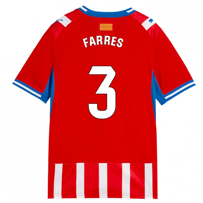 Danxen Herren Biel Farrés #3 Rot Weiß Himmelblau Heimtrikot Trikot 2026/27 T-Shirt Schweiz