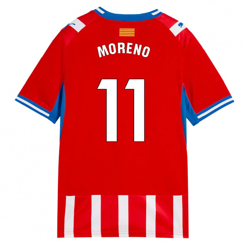 Danxen Herren Álex Moreno #11 Rot Weiß Himmelblau Heimtrikot Trikot 2026/27 T-Shirt Schweiz