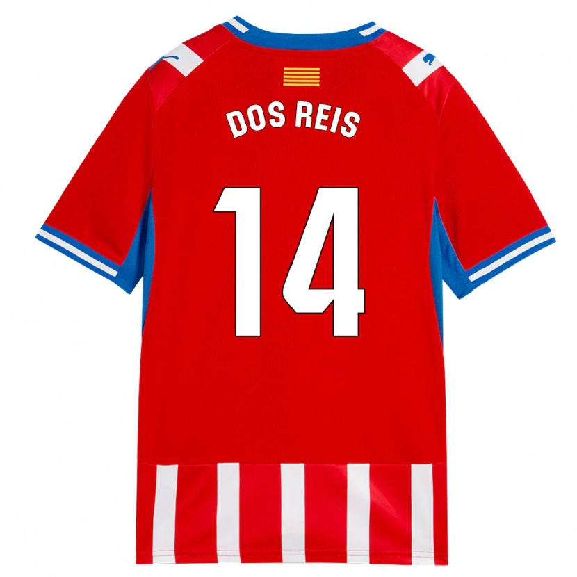 Danxen Herren Leo Dos Reis #14 Rot Weiß Himmelblau Heimtrikot Trikot 2026/27 T-Shirt Schweiz