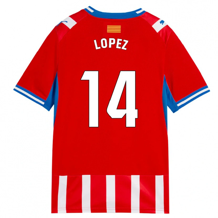 Danxen Herren Judith López #14 Rot Weiß Himmelblau Heimtrikot Trikot 2026/27 T-Shirt Schweiz