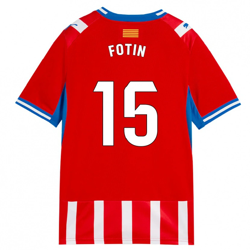 Danxen Herren Rareș Fotin #15 Rot Weiß Himmelblau Heimtrikot Trikot 2026/27 T-Shirt Schweiz