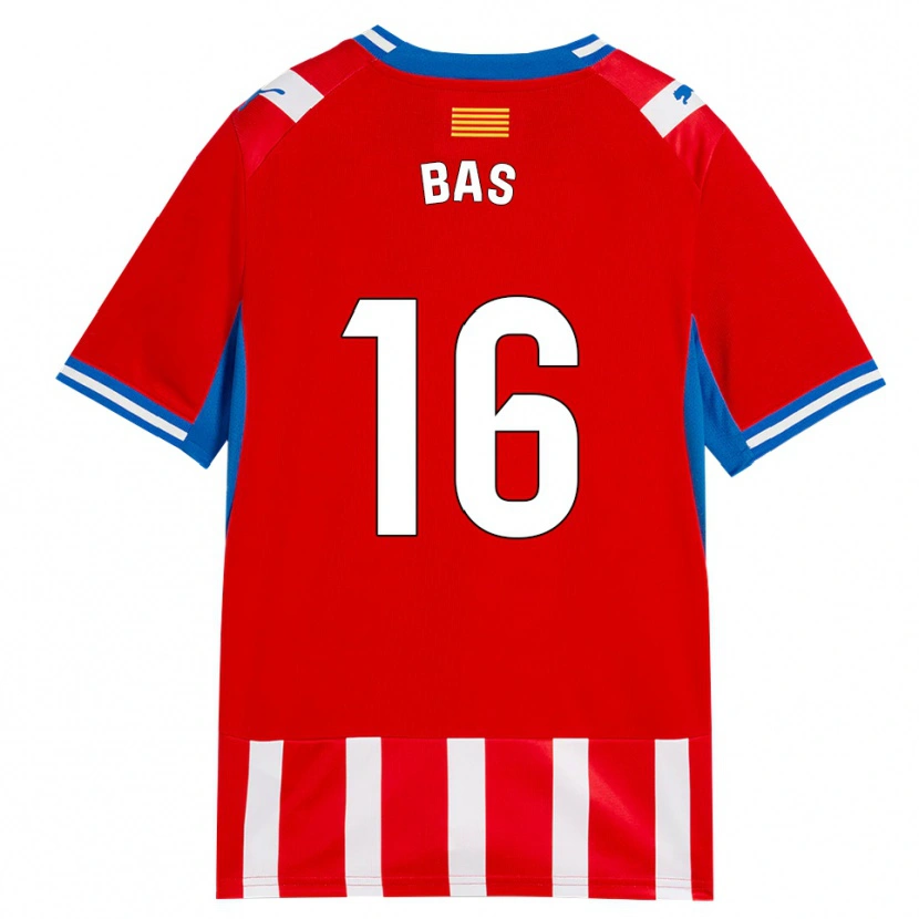 Danxen Herren Jordi Bas #16 Rot Weiß Himmelblau Heimtrikot Trikot 2026/27 T-Shirt Schweiz