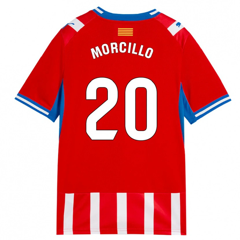 Danxen Herren Luis Morcillo #20 Rot Weiß Himmelblau Heimtrikot Trikot 2026/27 T-Shirt Schweiz