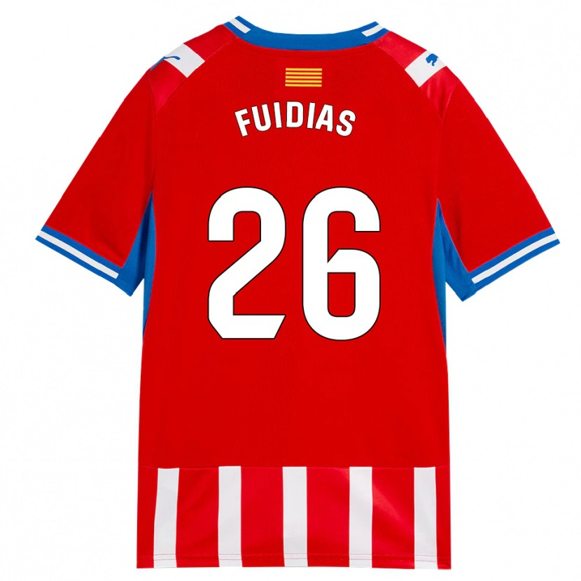Danxen Herren Toni Fuidias #26 Rot Weiß Himmelblau Heimtrikot Trikot 2026/27 T-Shirt Schweiz