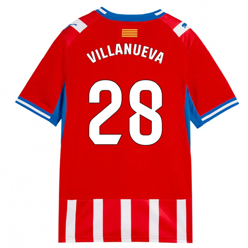 Danxen Herren Pablo Villanueva #28 Rot Weiß Himmelblau Heimtrikot Trikot 2026/27 T-Shirt Schweiz