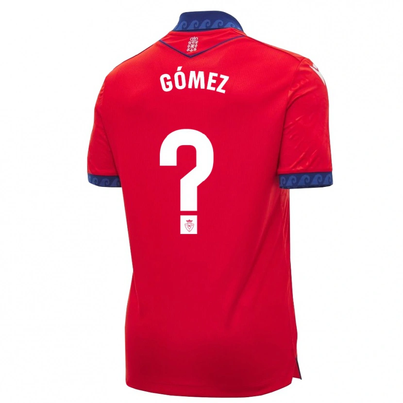 Danxen Herren Alonso Gómez #0 Rot Marineblau Weiß Heimtrikot Trikot 2026/27 T-Shirt Schweiz