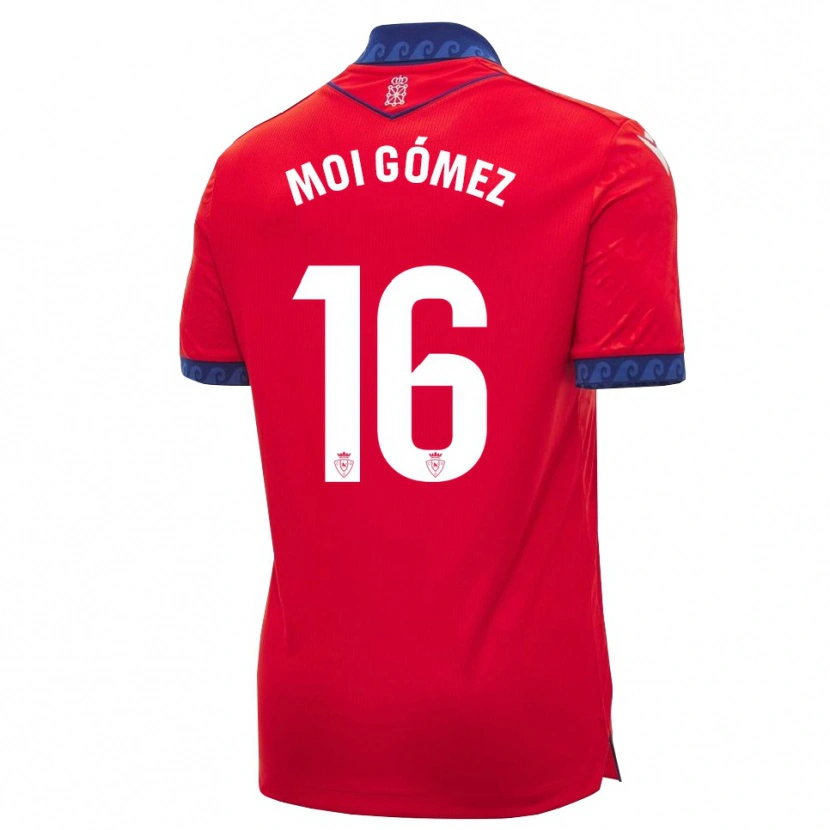 Danxen Herren Moi Gómez #16 Rot Marineblau Weiß Heimtrikot Trikot 2026/27 T-Shirt Schweiz