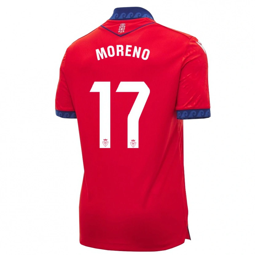Danxen Herren Pablo Moreno #17 Rot Marineblau Weiß Heimtrikot Trikot 2026/27 T-Shirt Schweiz