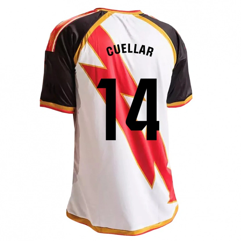 Danxen Herren Alberto Cuéllar #14 Schwarz Rot Weiß Gold Heimtrikot Trikot 2026/27 T-Shirt Schweiz