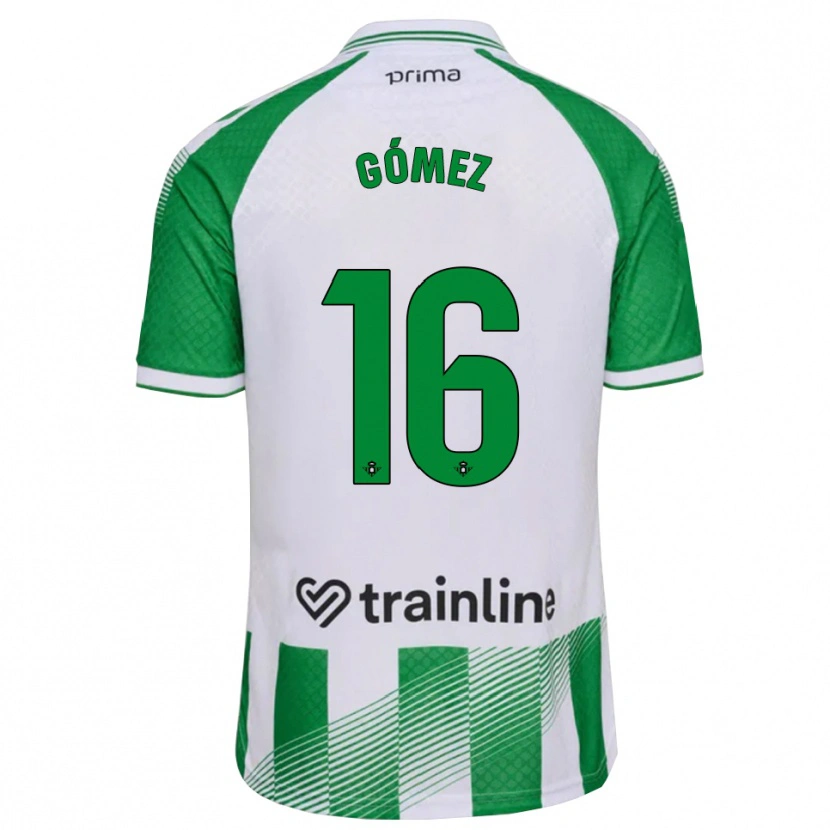 Danxen Herren Valentín Gómez #16 Hellgrün Schwarz Weiß Heimtrikot Trikot 2026/27 T-Shirt Schweiz