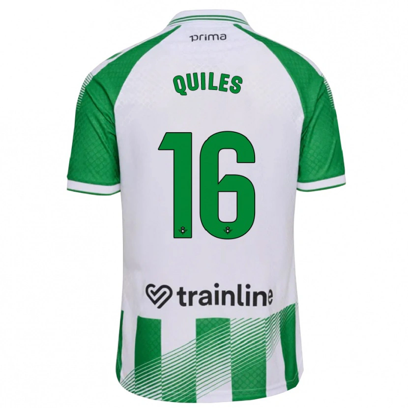 Danxen Herren Violeta García Quiles #16 Hellgrün Schwarz Weiß Heimtrikot Trikot 2026/27 T-Shirt Schweiz