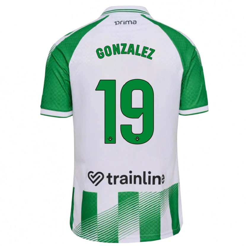 Danxen Herren Juan González #19 Hellgrün Schwarz Weiß Heimtrikot Trikot 2026/27 T-Shirt Schweiz