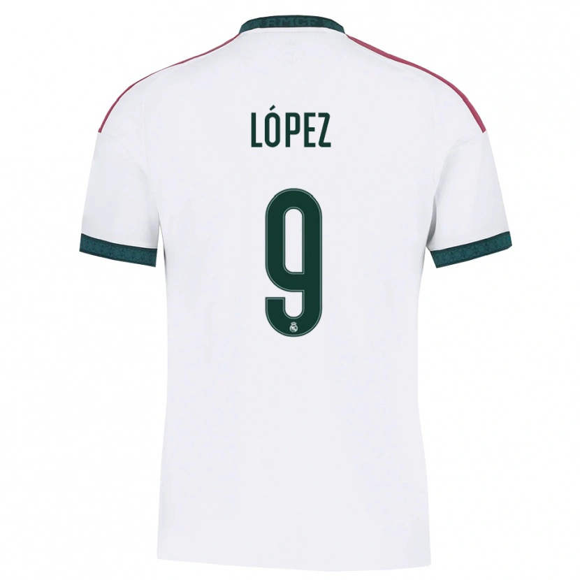 Danxen Herren Mikel López #9 Dunkelgrün Weiß Rot Heimtrikot Trikot 2026/27 T-Shirt Schweiz